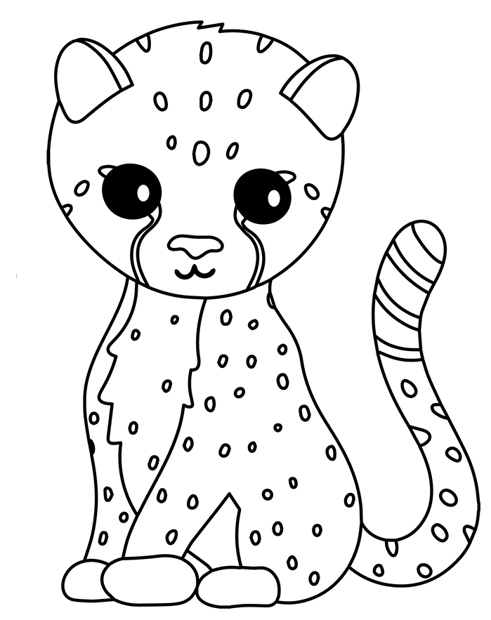 Cheetah Coloring Pages - Coloring Pages For Kids And Adults