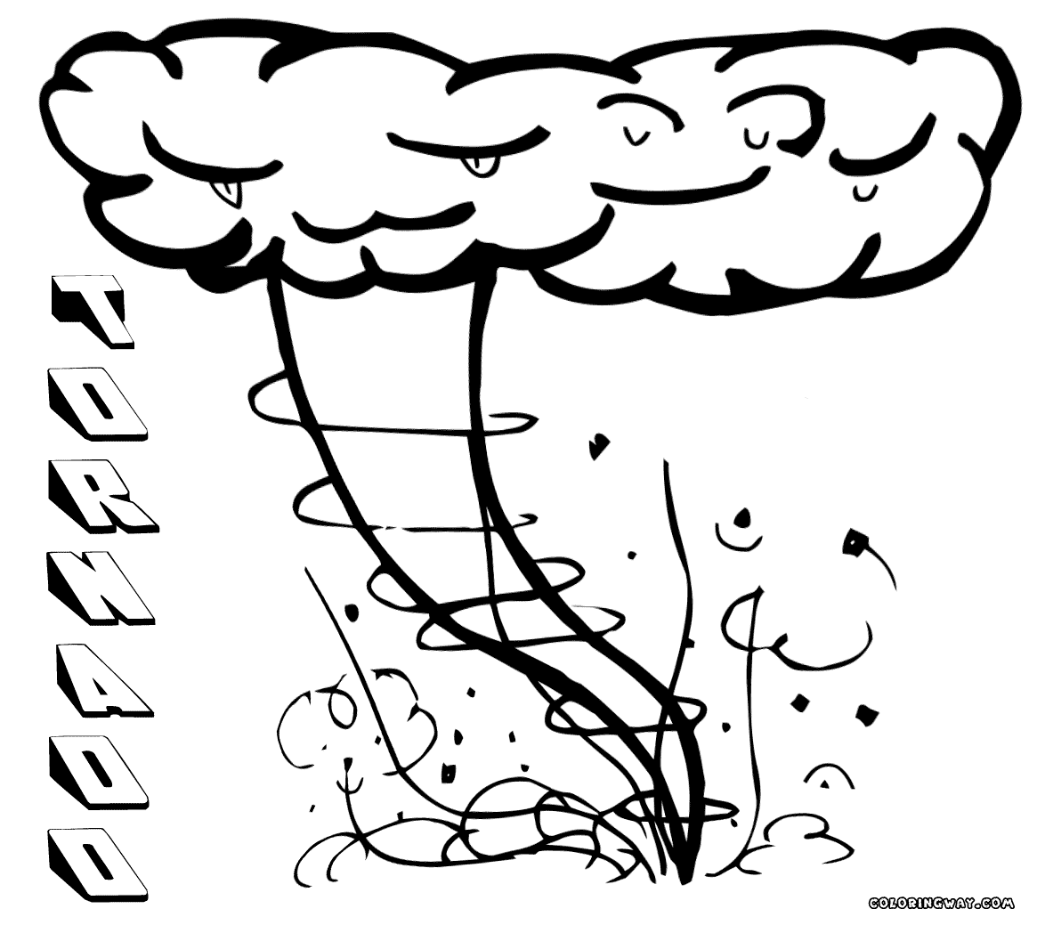 Tornado coloring pages | Coloring pages to download and print