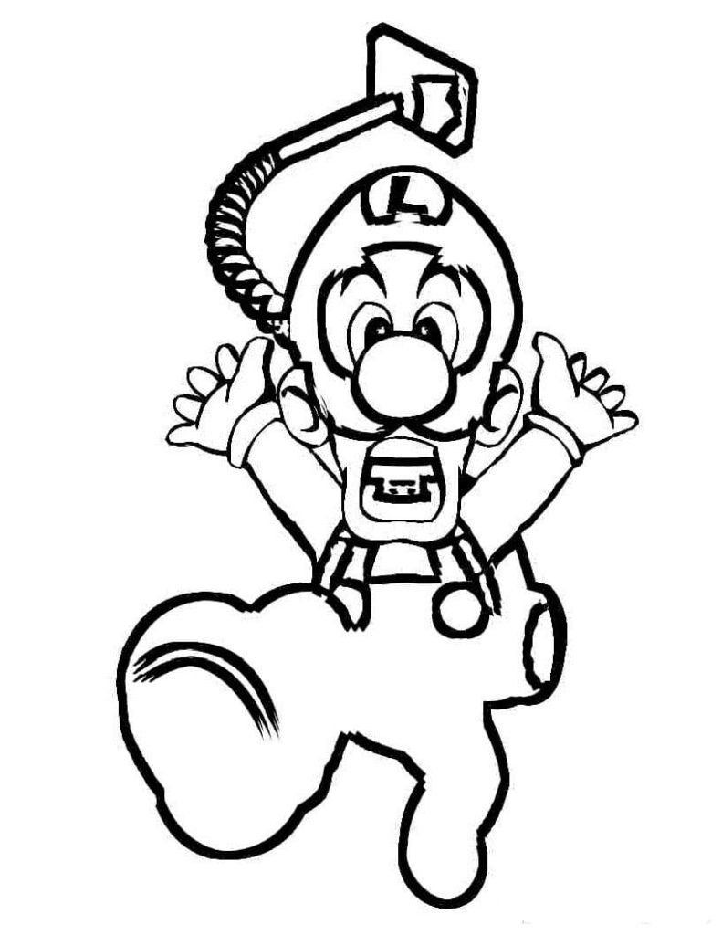 Luigi Manison 3 coloring pages - Free coloring pages