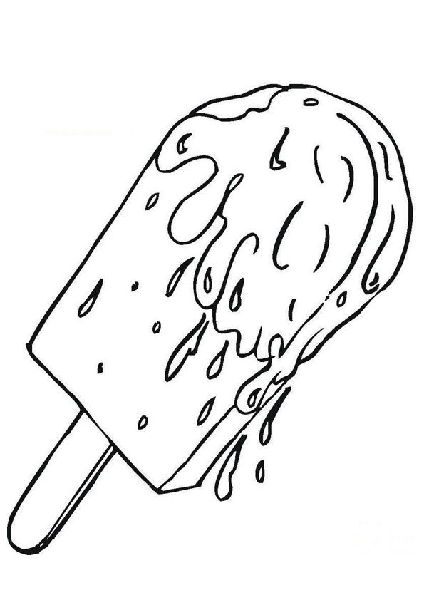 print coloring image - MomJunction | Ice cream coloring pages, Coloring  pages, Envelope art