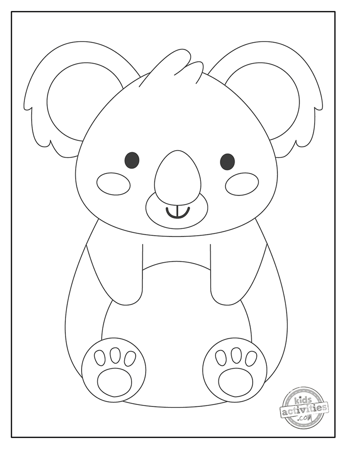 Free Printable Koala Coloring Pages | Kids Activities Blog
