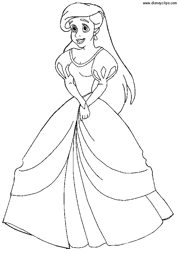 ariel coloring book - High Quality Coloring Pages