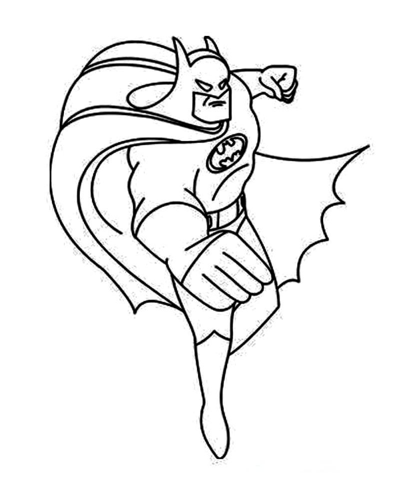 Free Printable Coloring Pages Batman Â» Coloring Pages Kids