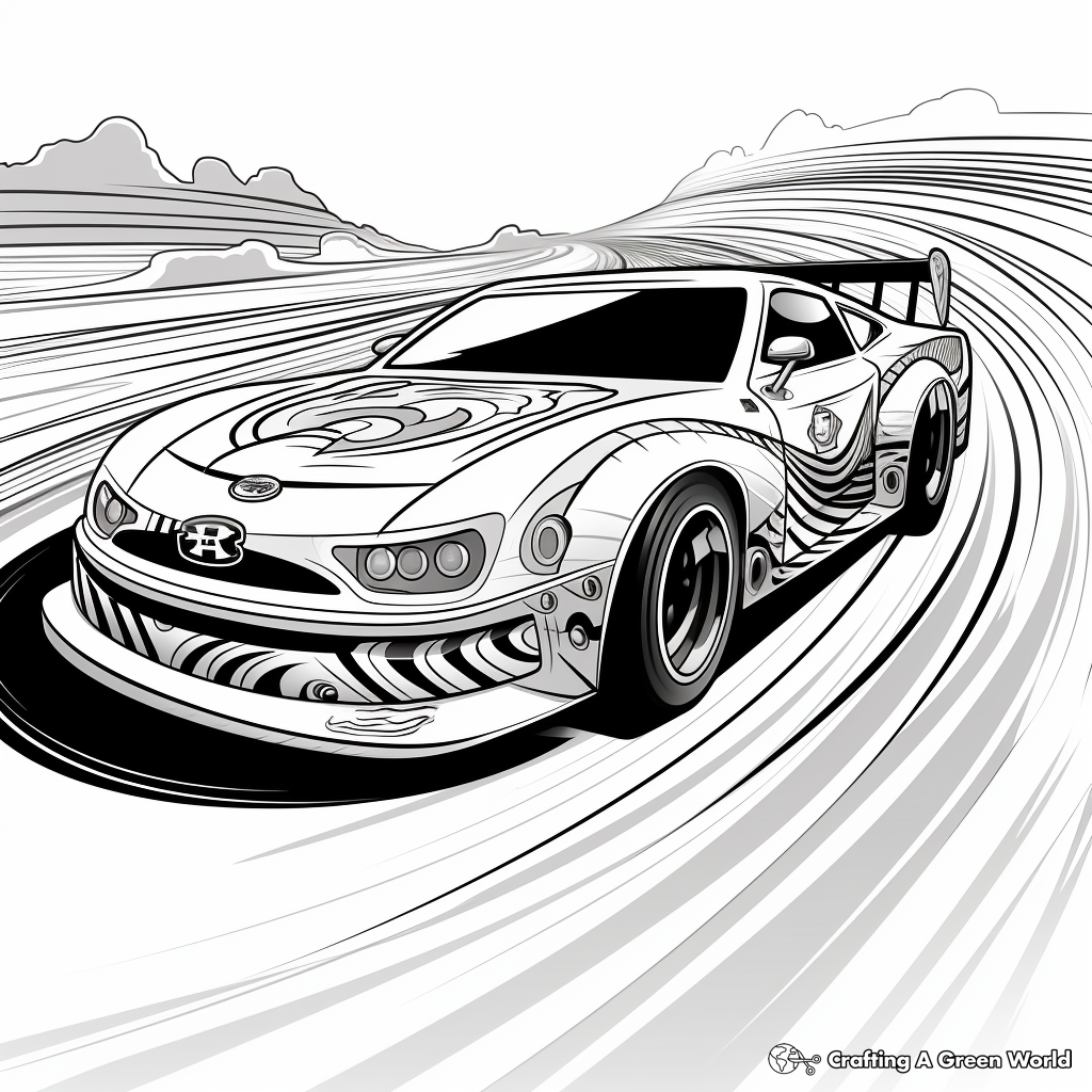 Race Car Coloring Pages - Free & Printable!