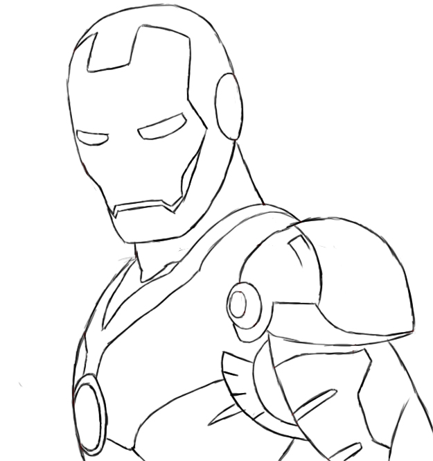 How To Draw Iron Man Coloring Pages