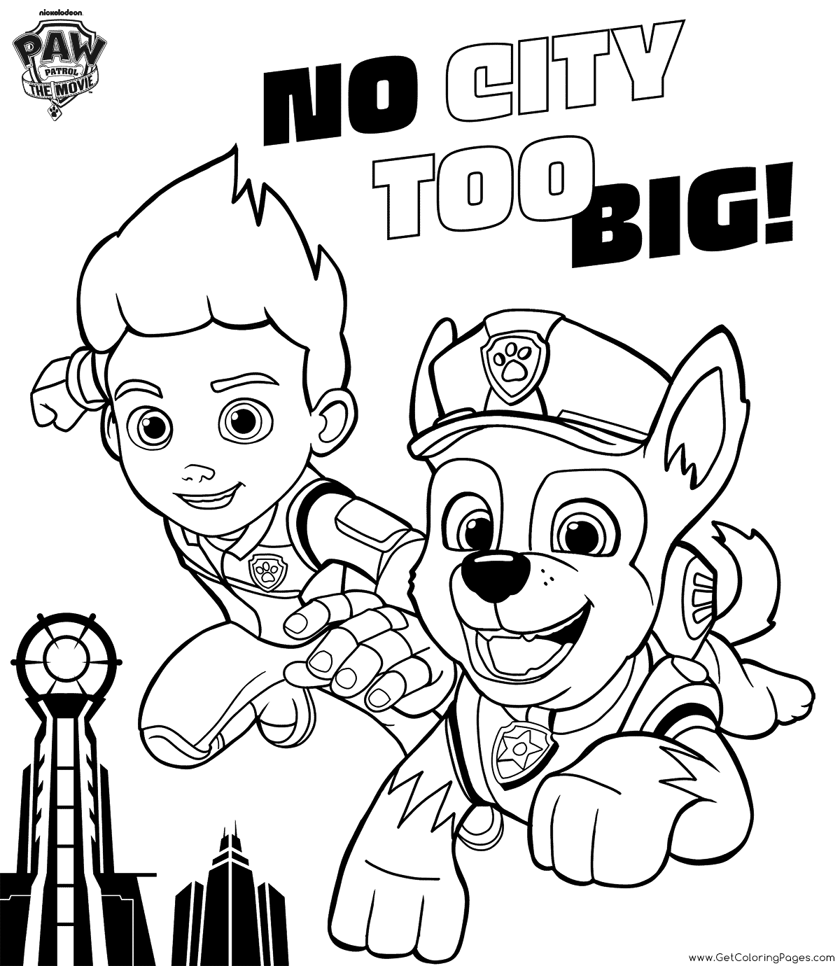PAW Patrol The Movie Coloring Pages ...
