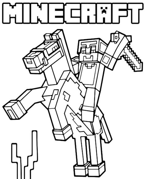 Minecraft Warden Colouring Pages - Free ...