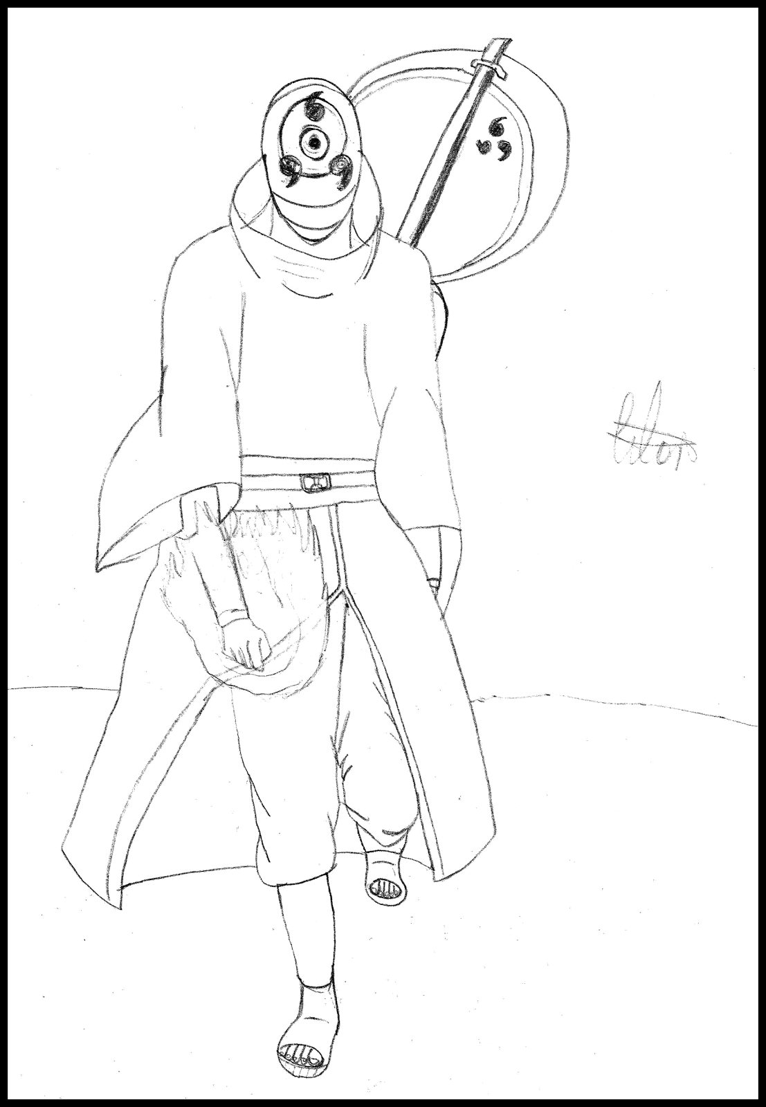 Naruto Tobi Characters Coloring Pages (Page 1) - Line.17QQ.com
