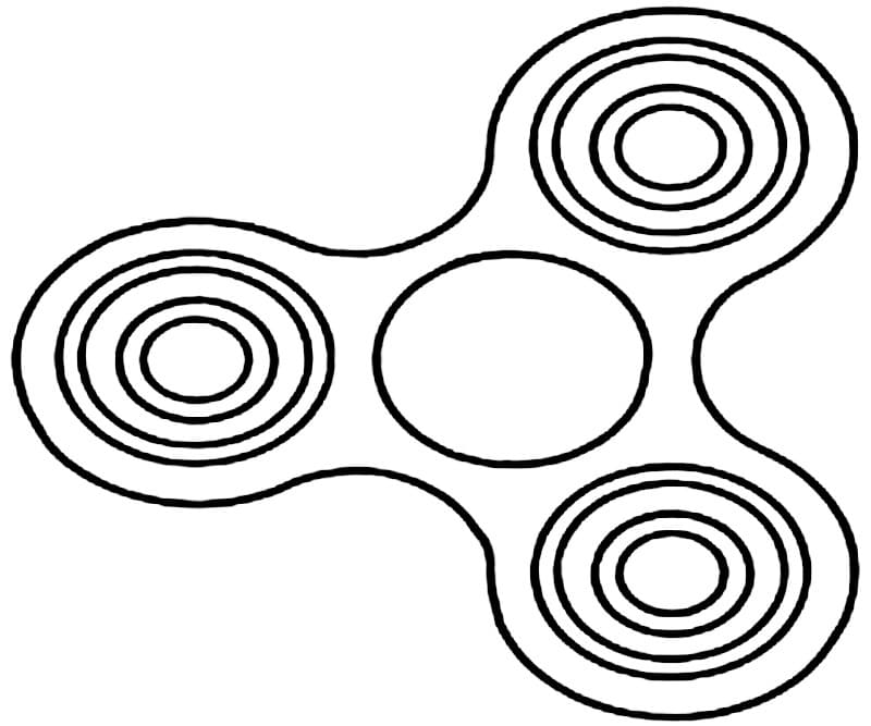 Fidget Spinner Coloring Pages