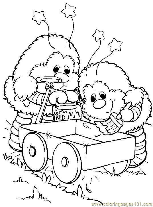 Rainbow Brite001 Coloring Page for Kids - Free Rainbow Brite Printable Coloring  Pages Online for Kids - ColoringPages101.com | Coloring Pages for Kids