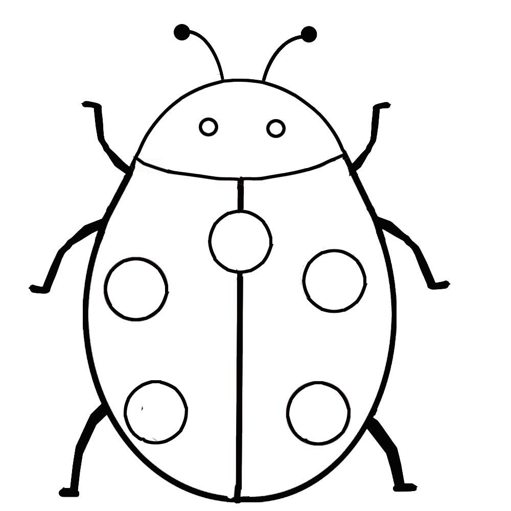 PRINTABLE LADY BUG COLORING PAGES « ONLINE COLORING inside Ladybug ...