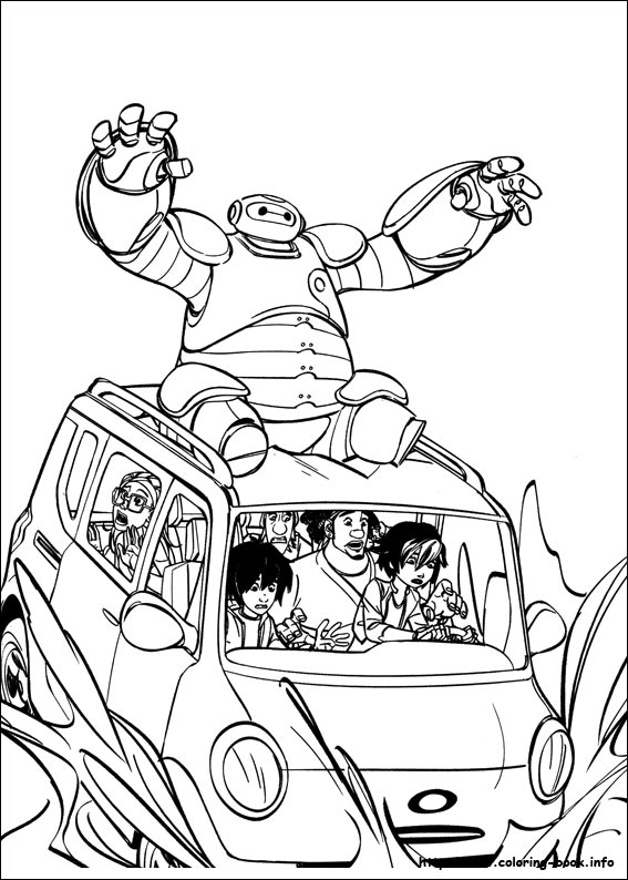 Big Hero 6 coloring pages on Coloring-Book.info