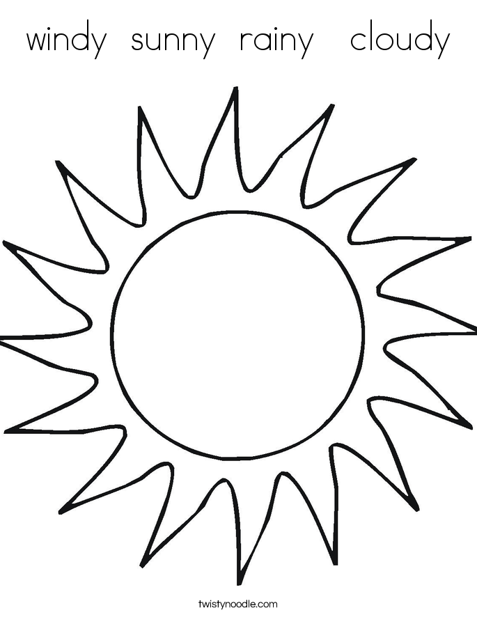 Sunny Coloring Pages at GetDrawings.com | Free for personal ...