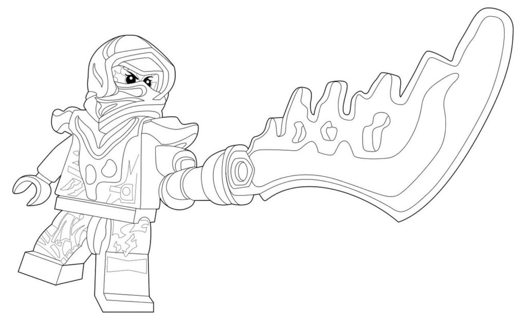 LEGO Ninjago Coloring Pages (100 Pieces). Print for Free A4