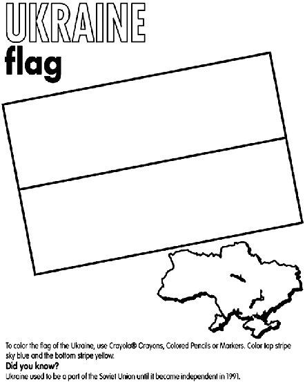 Ukraine Coloring Page | crayola.com