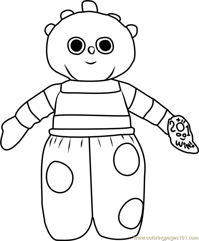 Unn Coloring Page for Kids - Free In the Night Garden Printable Coloring  Pages Online for Kids - ColoringPages101.com | Coloring Pages for Kids