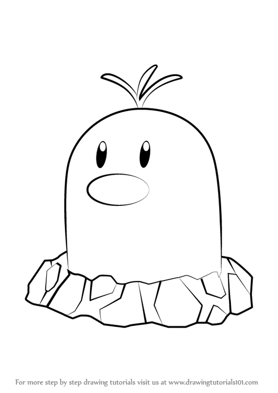 Learn How to Draw Alola Diglett from Pokemon Sun and Moon (Pokémon Sun and  Moon) Step by Step : Drawing Tutor… | Coloring pages, Cat coloring page,  Pokemon coloring