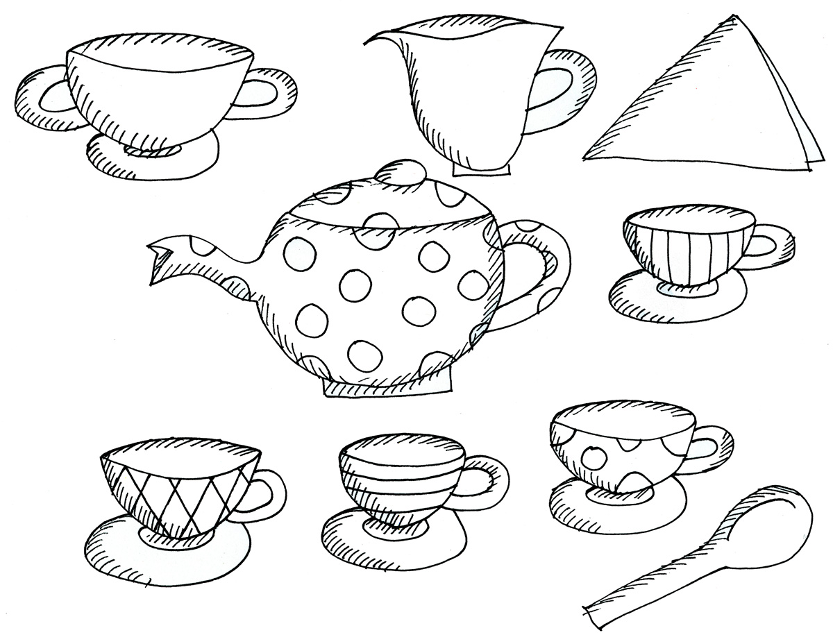 Free Teapot Coloring Book, Download Free Clip Art, Free Clip Art ...