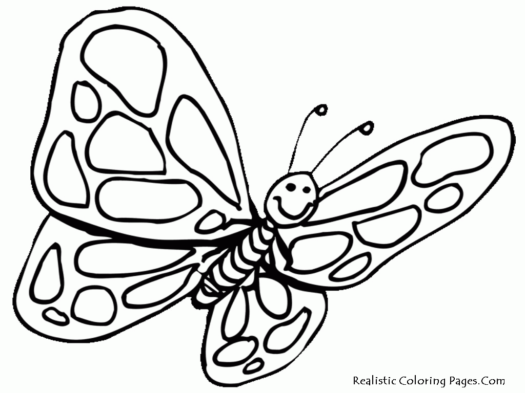 Best Photos of Butterfly Coloring Pages For Preschoolers - Free ...