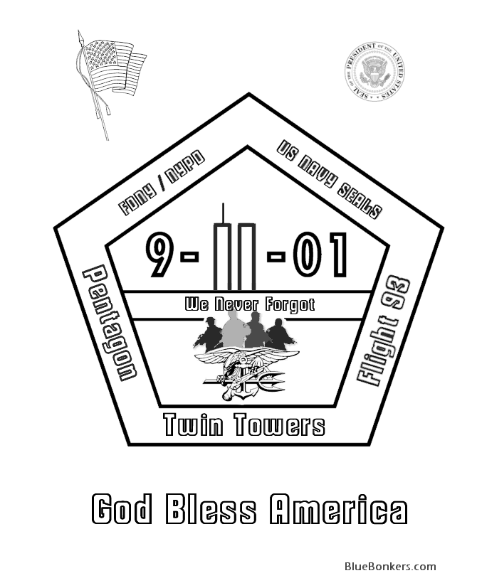 Armed Forces Day Coloring Pages | 9-11 Memorial Page coloring page ...