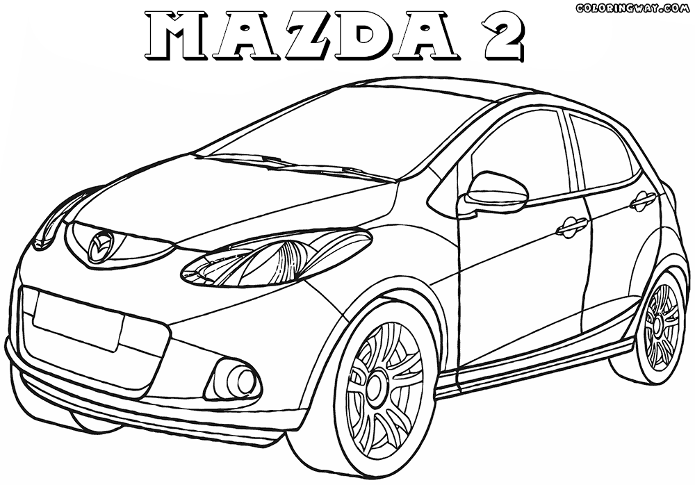 Mazda Coloring Pages - Coloring Nation