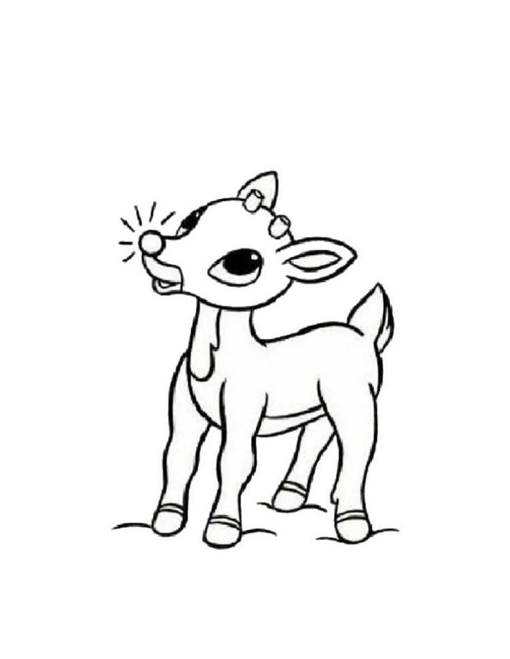 Free Printable Reindeer Coloring Pages For Kids | Rudolph coloring pages,  Christmas coloring sheets, Printable christmas coloring pages