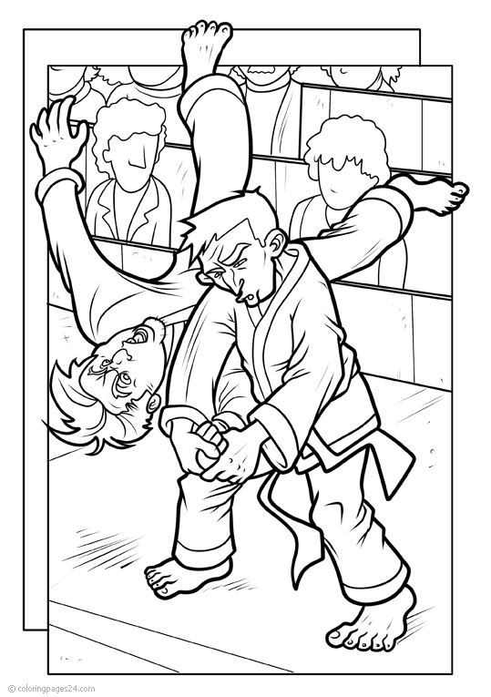 Martial Arts 12 | Coloring Pages 24