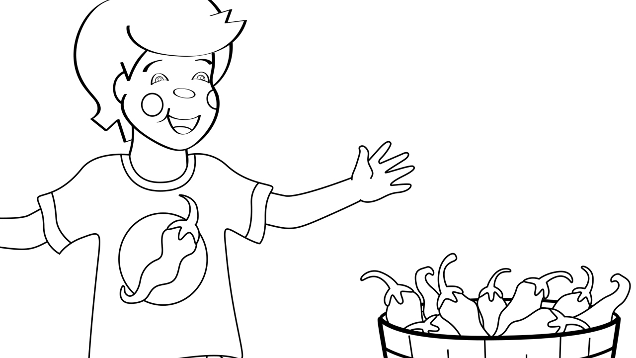 Peter Piper - Coloring Page - Mother Goose Club