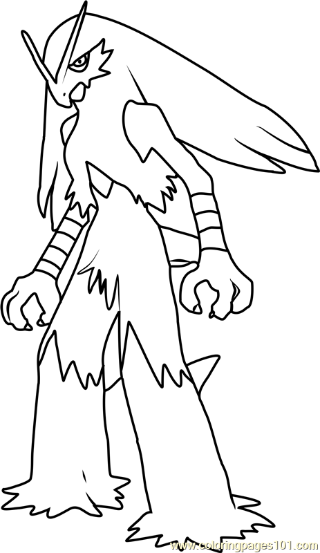 Blaziken Pokemon Coloring Page for Kids - Free Pokemon Printable Coloring  Pages Online for Kids - ColoringPages101.com | Coloring Pages for Kids