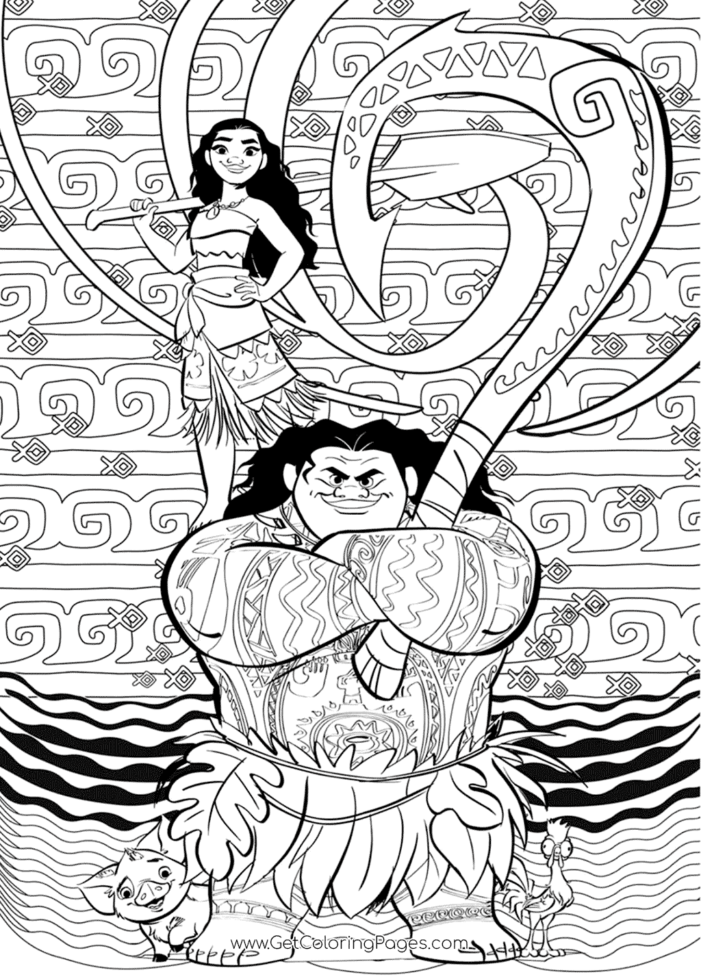 Moana 2 Coloring Pages ...