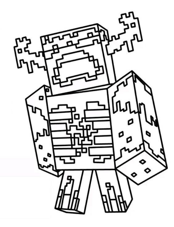coloring pages minecraft | Minecraft Coloring Pages (Free Printable PDF)