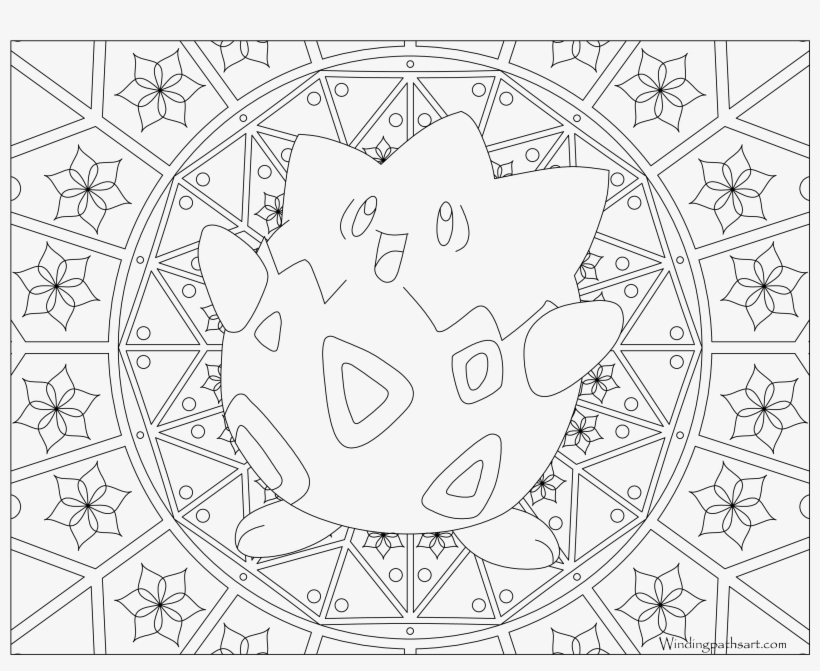 Togepi - Pokemon Adult Coloring Pages Transparent PNG - 3300x2550 - Free  Download on NicePNG