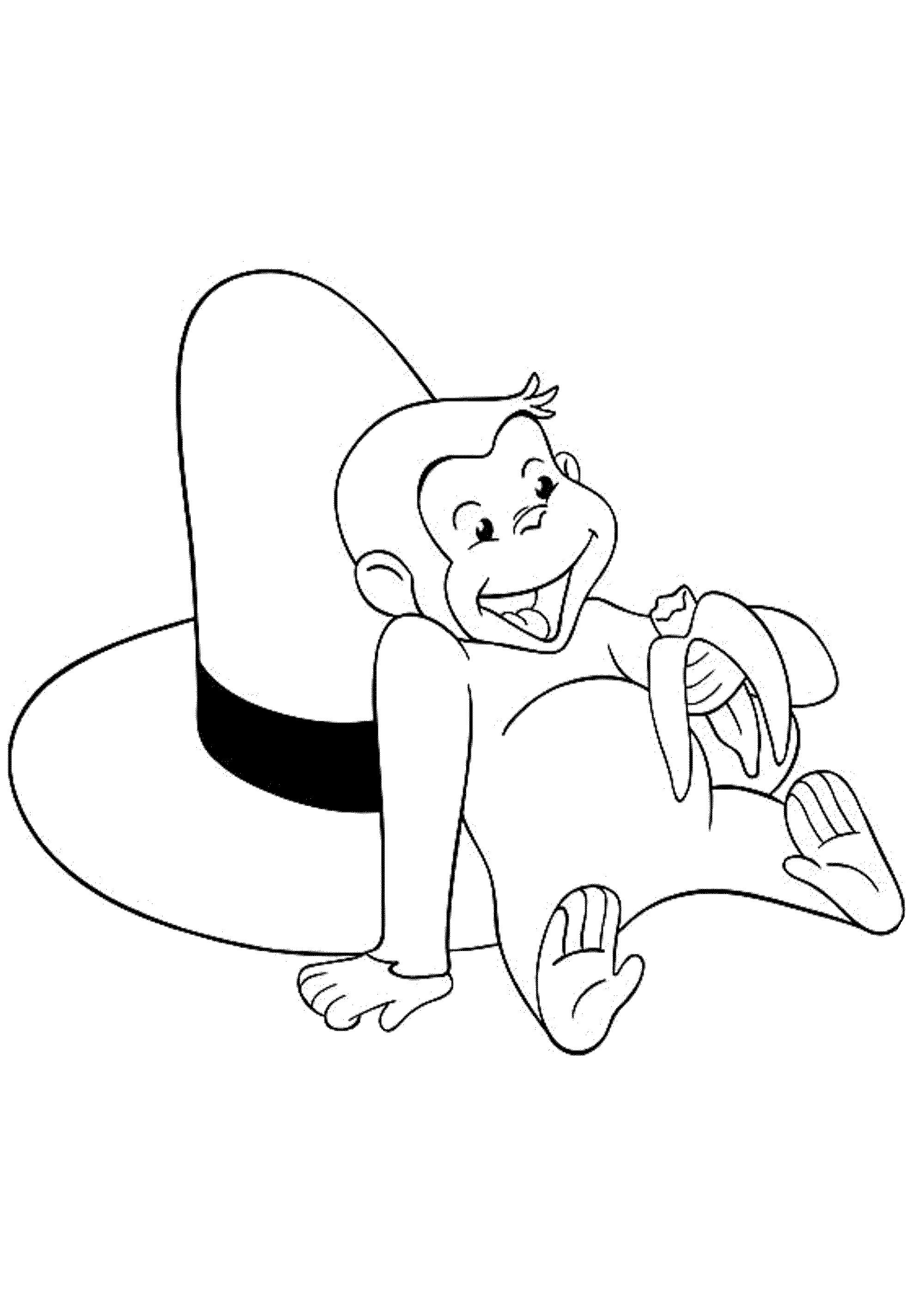 10 Pics of Curious George Birthday Coloring Pages - Curious George ...