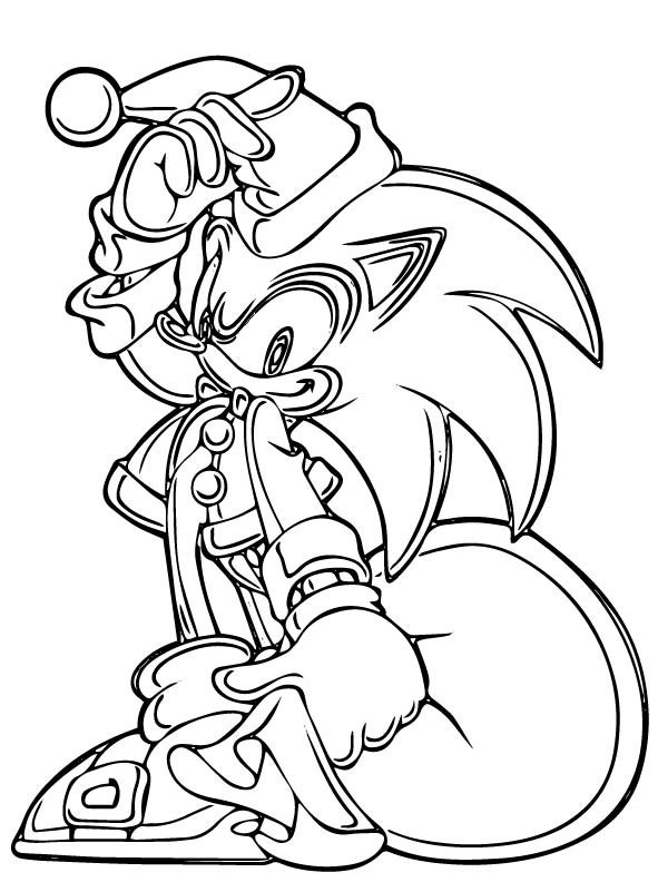 Coloring page Sonic Sonic Hedgehog