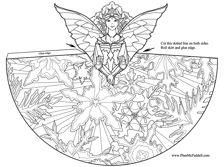 Christmas Fairy Coloring Pages - Get Coloring Pages
