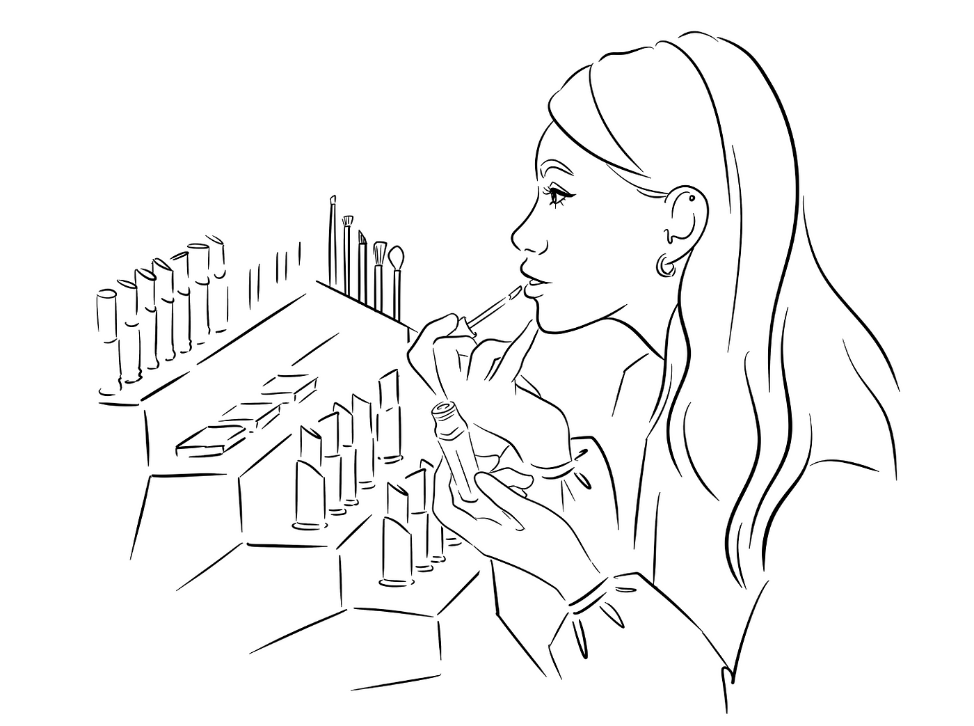 Sephora Coloring Pages - Coloring Nation