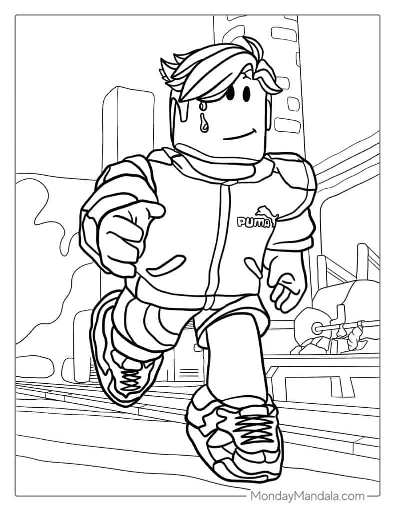 40 Roblox Coloring Pages (Free PDF ...