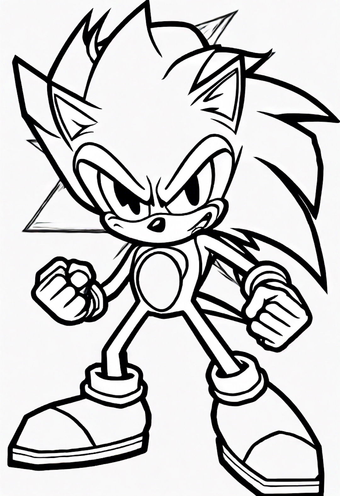 1 Super Sonic Coloring Pages ...