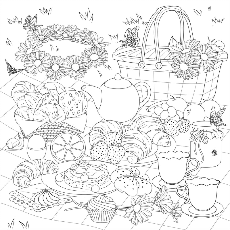 Cottagecore Adult Coloring Book – Peter ...