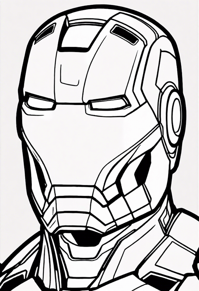 Iron Man Coloring Page Adventure ...