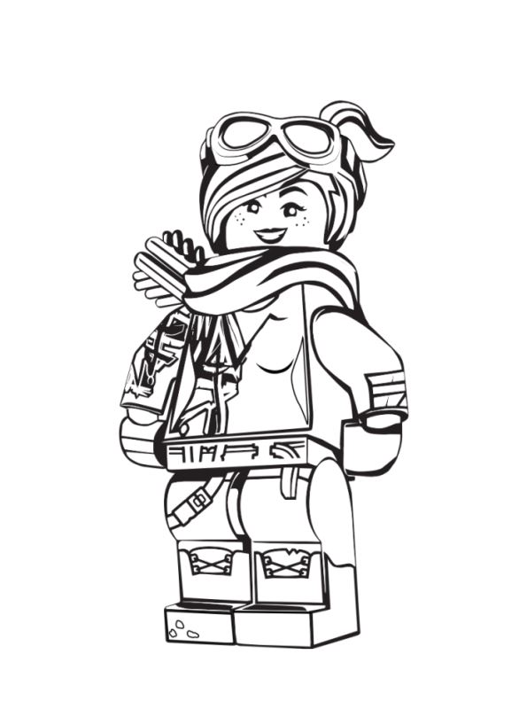 Coloring page Lego movie 2 Lucy 2