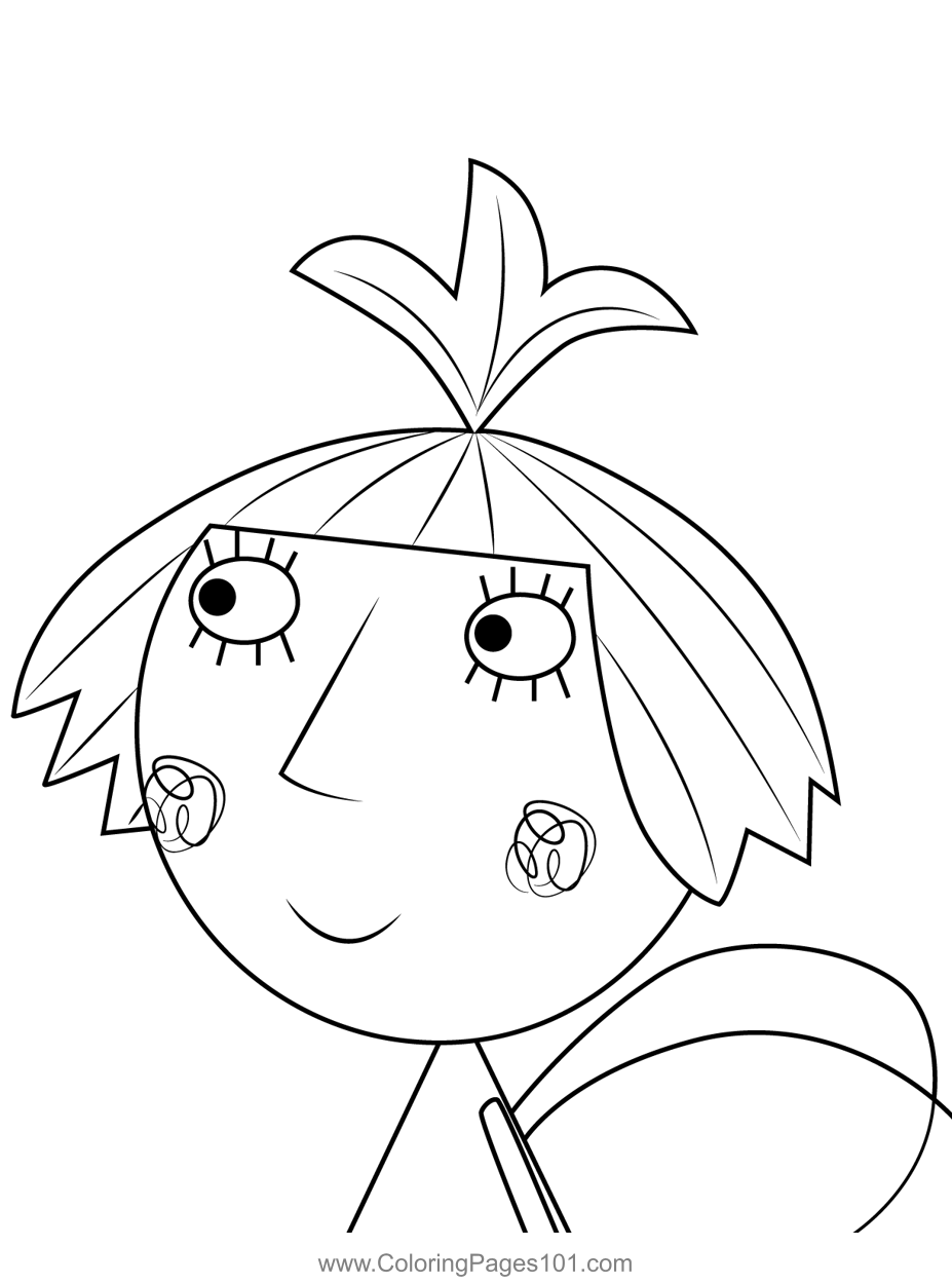 Strawberry Ben & Holly's Little Kingdom Coloring Page for Kids - Free Ben &  Holly's Little Kingdom Printable Coloring Pages Online for Kids -  ColoringPages101.com | Coloring Pages for Kids