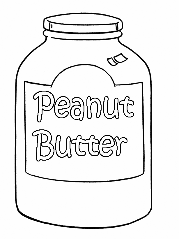 Peanut Butter Coloring Pages - Best Coloring Pages For Kids