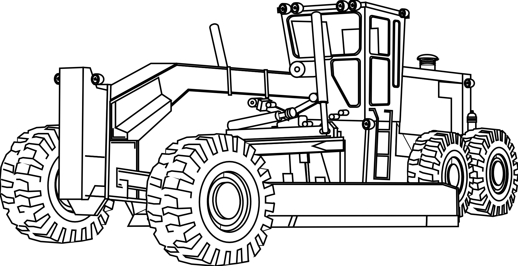 How to draw heavy equipment | Tractor coloring pages, Truck coloring pages, Coloring  pages
