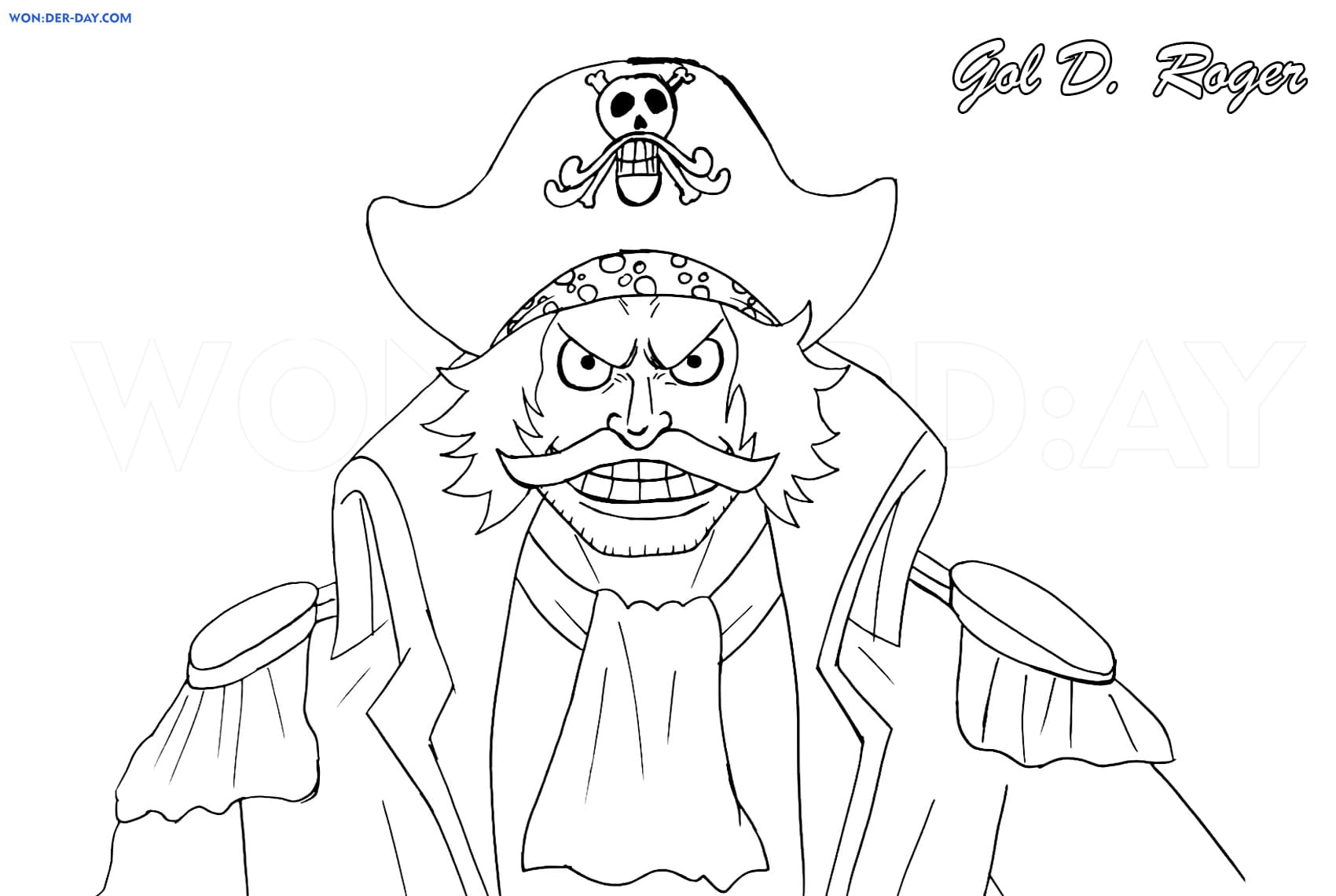 One Piece Coloring pages. Download and print for free