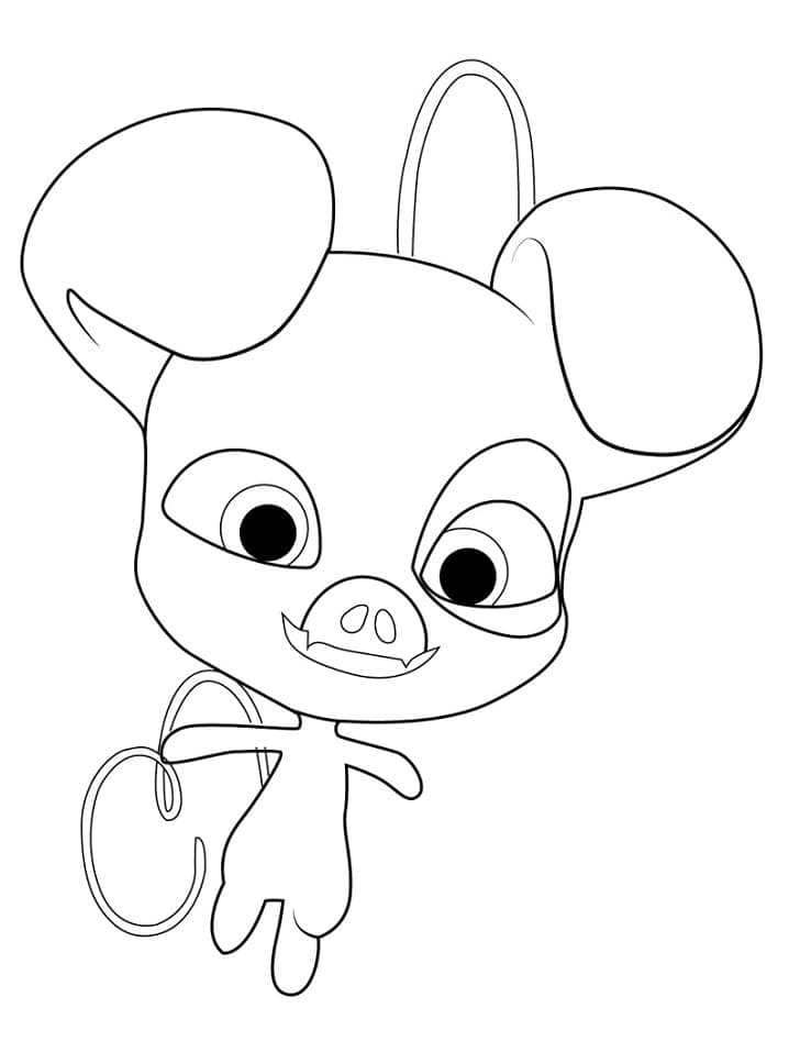 Daizzi Kwami Coloring Page - Free Printable Coloring Pages for Kids