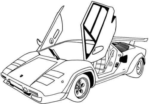 20 Free Lamborghini Coloring Pages Printable