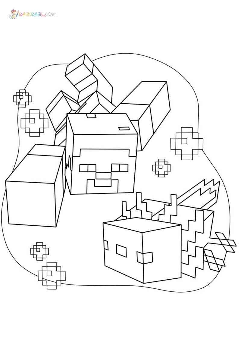 Minecraft Coloring Pages