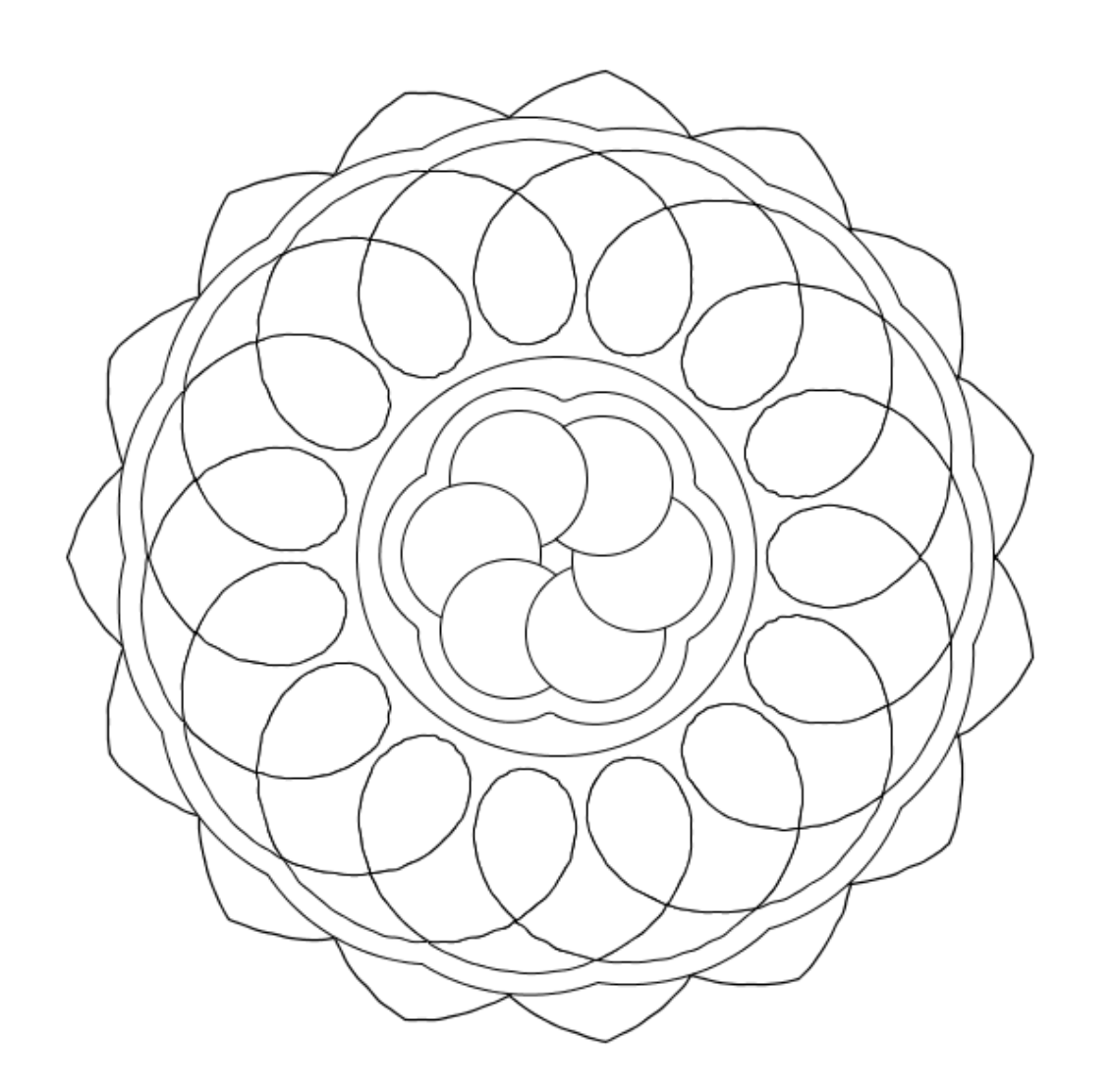Mandala Coloring Pages Easy - Coloring Nation