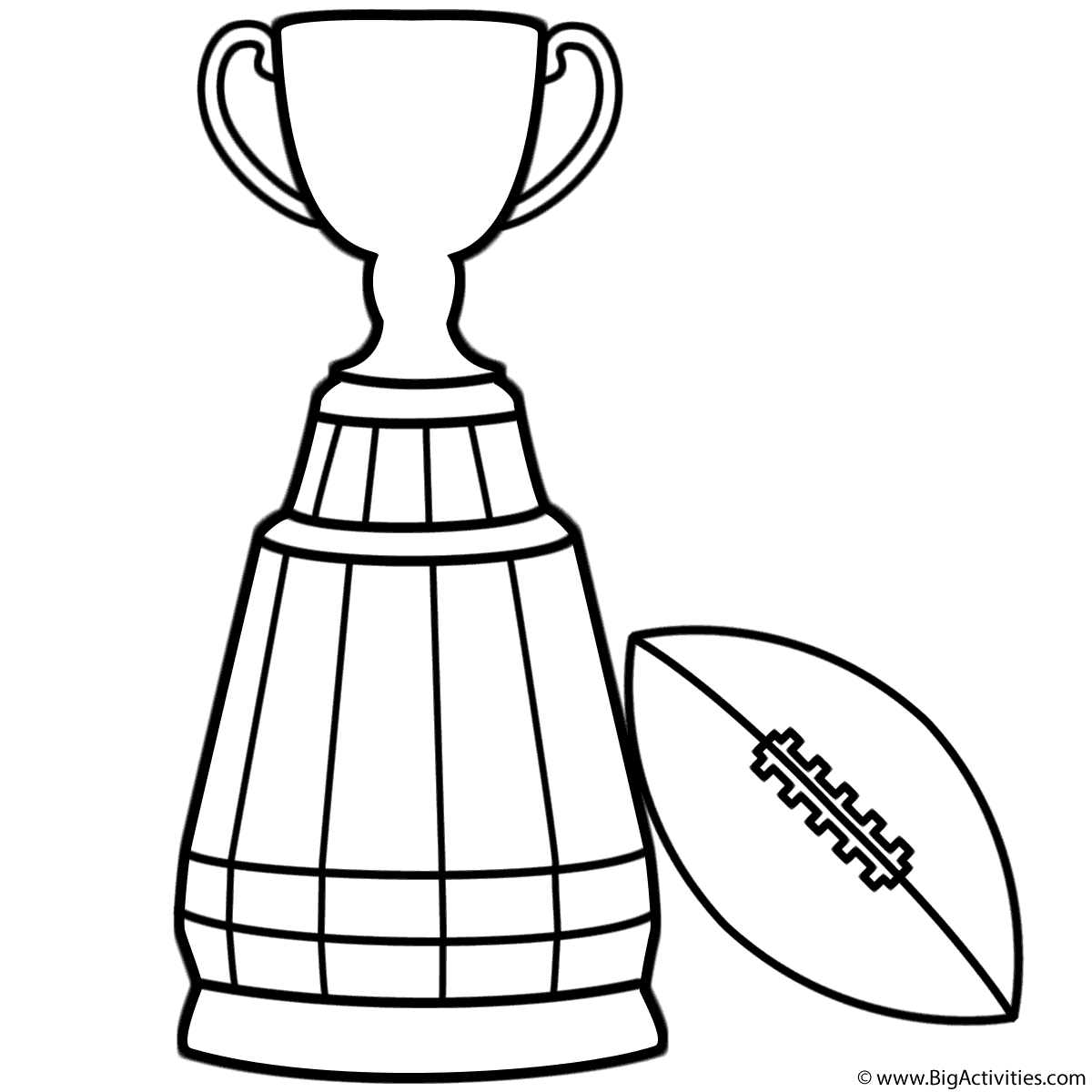 The best free Trophy coloring page images. Download from 117 free ...